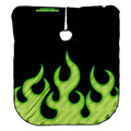 Blood Veins & Bandages "Hot Rod Green Flame" - Collector's Haircutting Capes